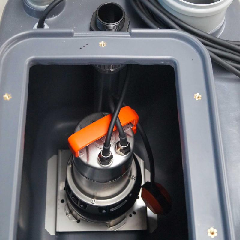 Station de relevage 100L - Pompe Inox 220V - Eaux chargées