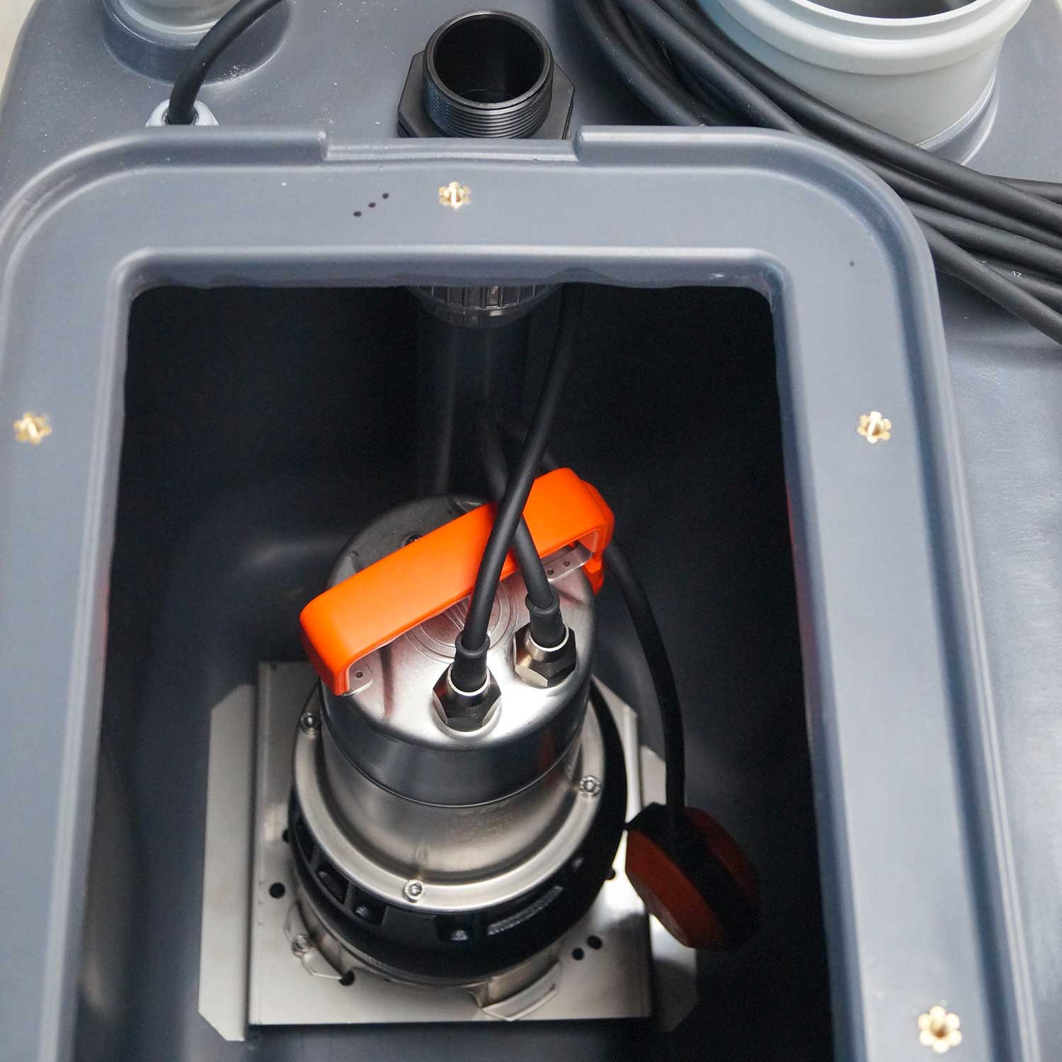 Station de relevage 100L - Pompe Inox 220V - Eaux chargées