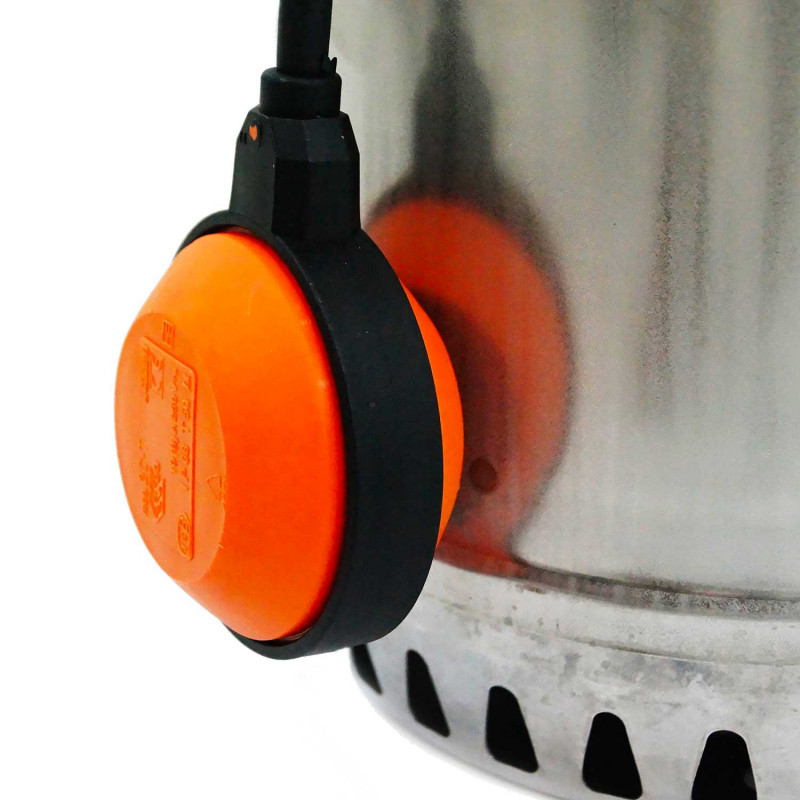 Pompe de relevage eaux pluviales Inox 0.25Kw - 140L/min