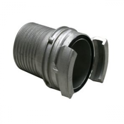 Demi-raccords à douille annelée Alu.à verrou DN80