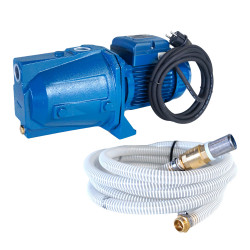 Pompe série JET 230V 0.55 kW / 0.8cv avec kit d'aspiration 8m