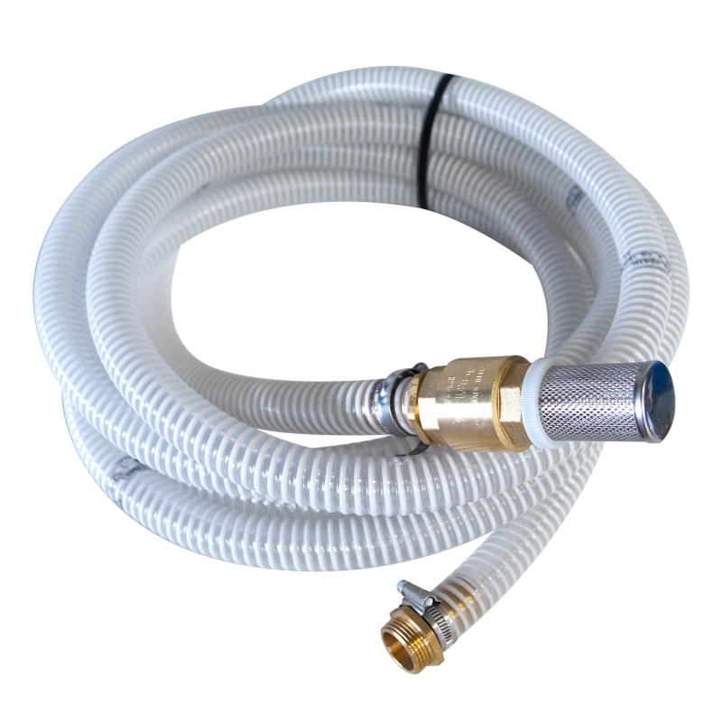 Pompe serie JET 380V 0.75kW / 1cv avec disjoncteur magnéto thermique + kit aspiration 8m