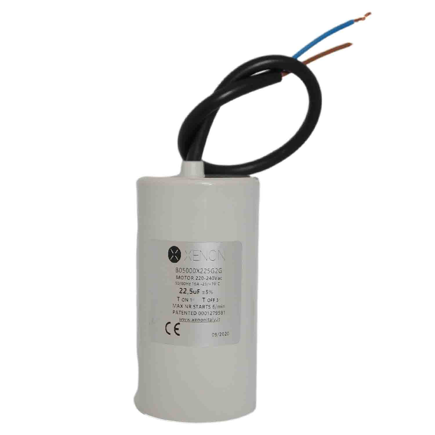 Condensateur avec relais électronique de démarrage 22.5µF