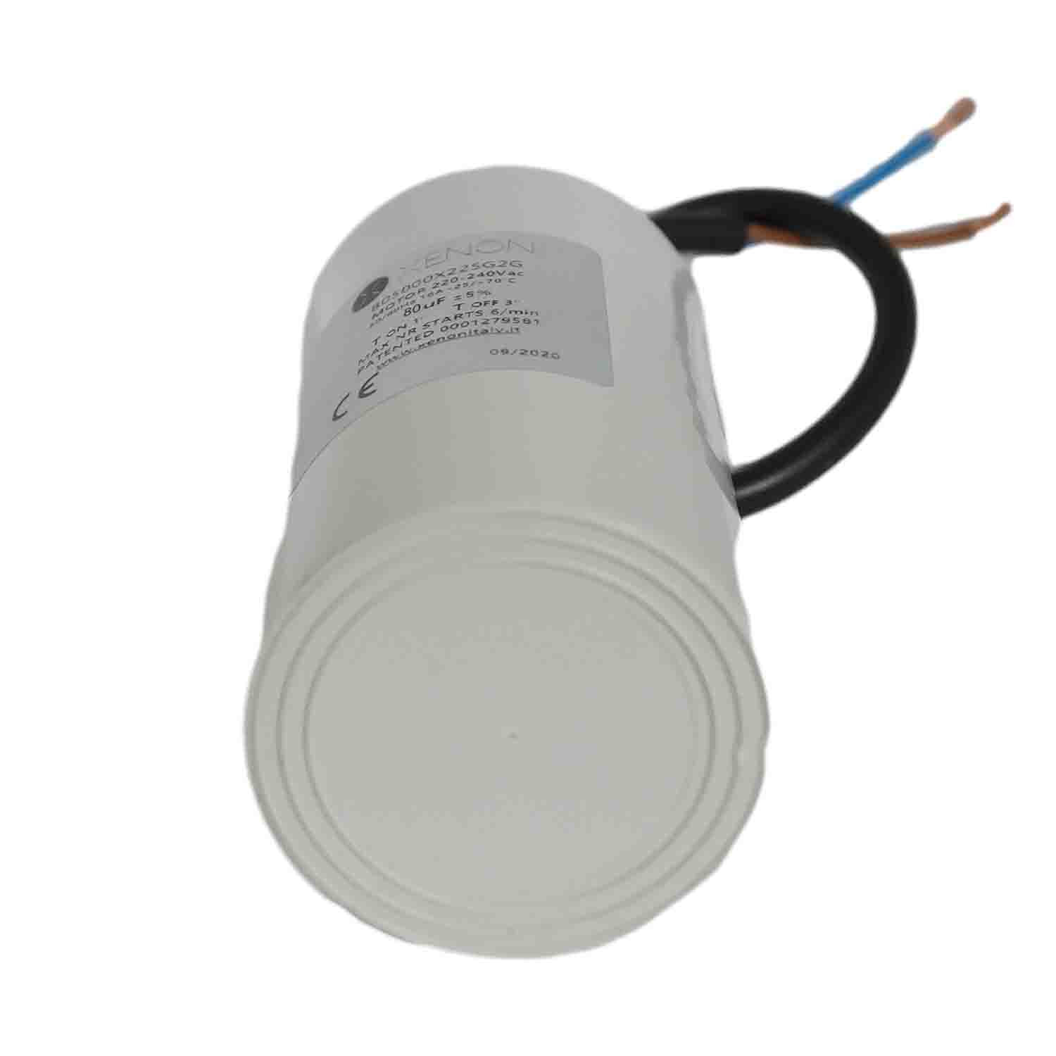 Condensateur avec relais électronique de démarrage 80µF