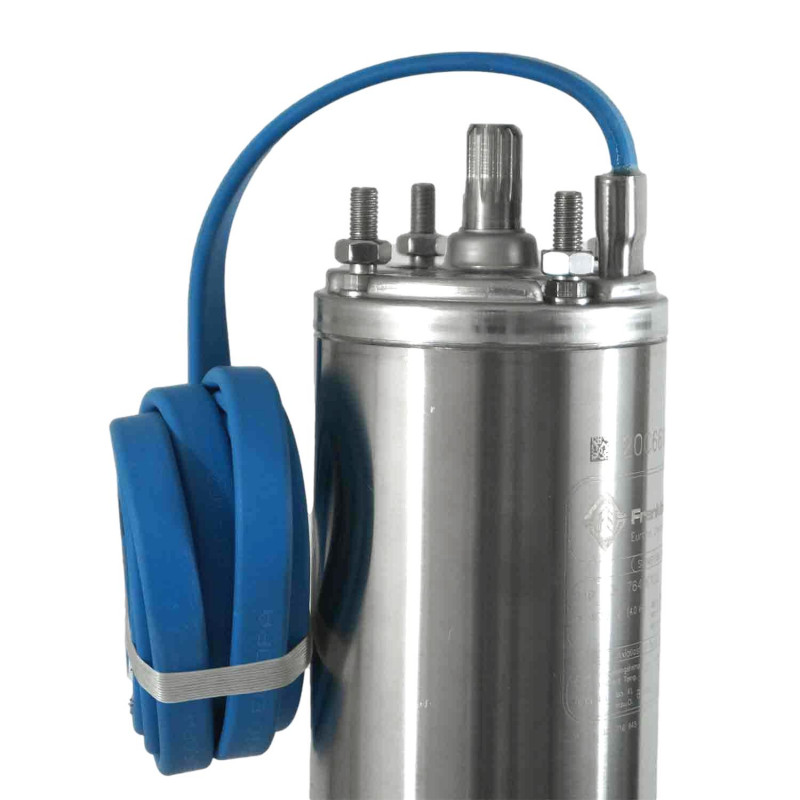 Moteur Franklin 4" 230V monophasé 0.37Kw pour pompe immergée