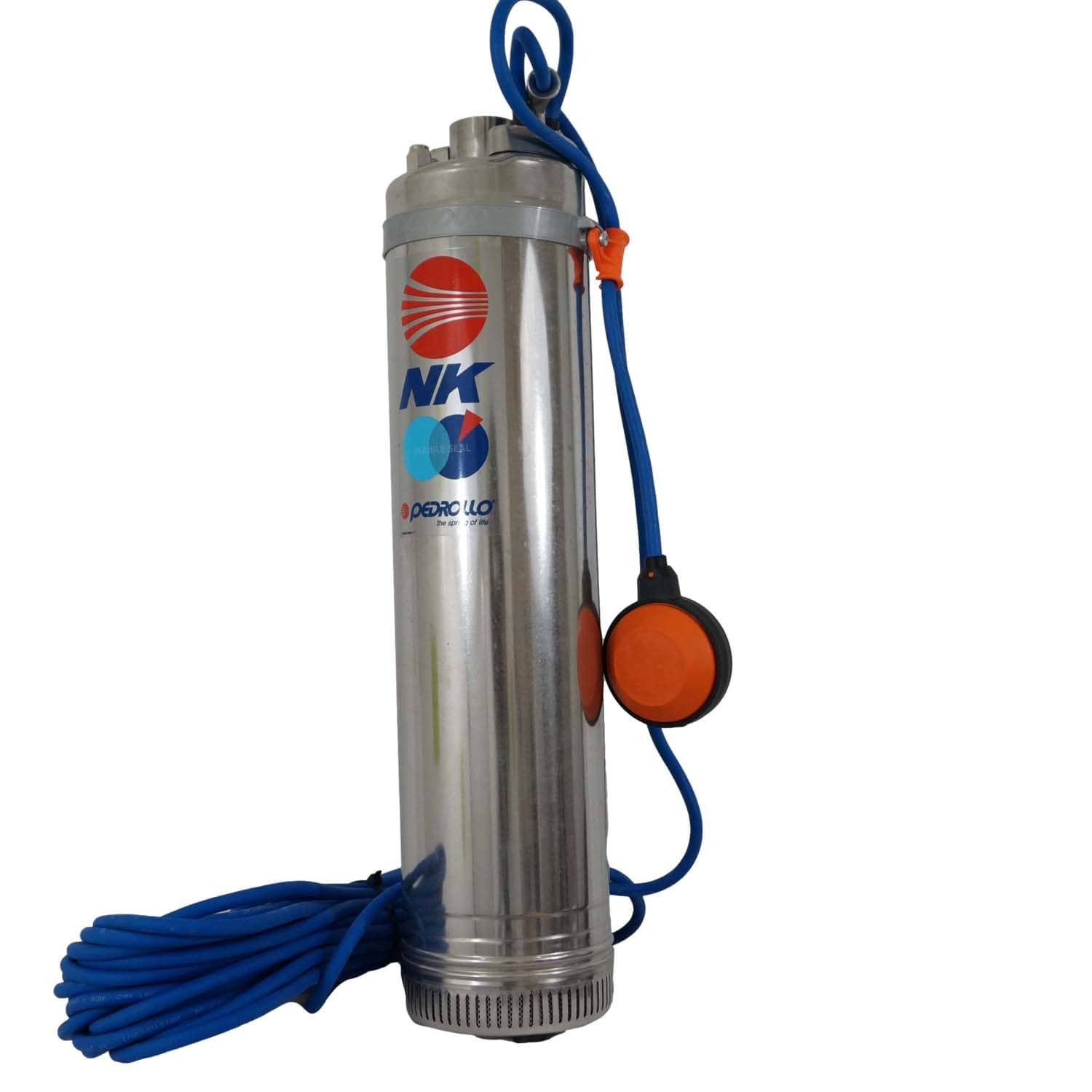 Pompe Immergée Pour Puits PEDROLLO 0.75kW NKm-4/4-GE 3.6 m3/h à 4.4 bars Monophasé Flotteur intégré