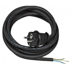 Câble 3m avec fiche moulée mâle H07RNF 3G 1,5mm²