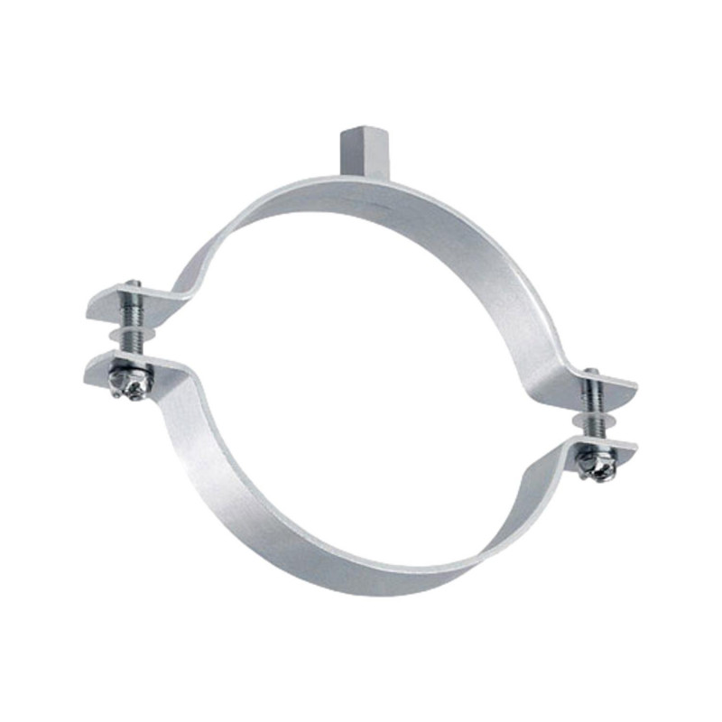 Collier à vis avec rondelles imperdables - acier zingué Ø83