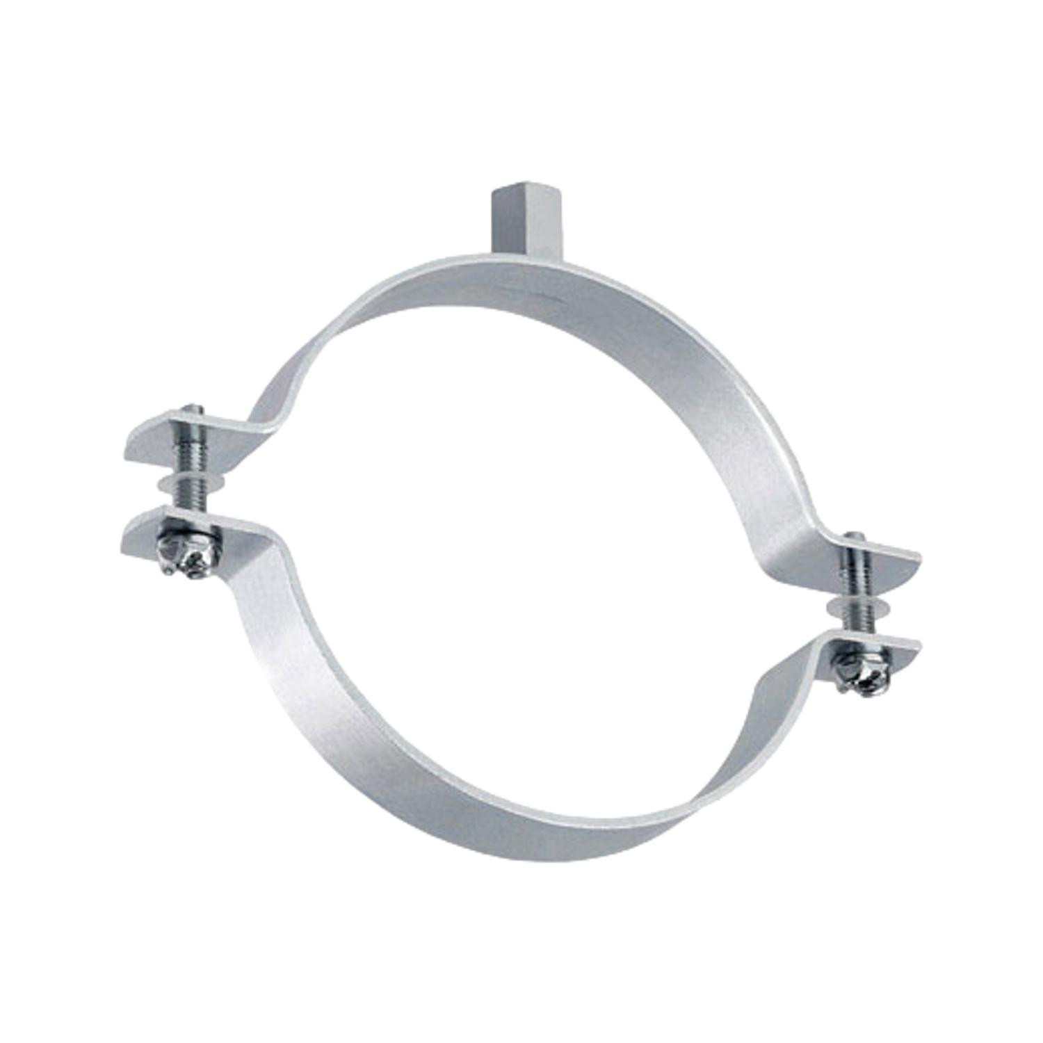 Collier à vis avec rondelles imperdables - acier zingué Ø83