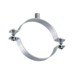 Collier à vis avec rondelles imperdables - acier zingué Ø133