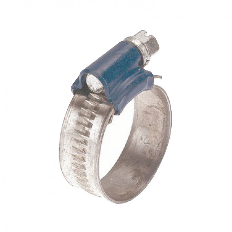 Collier acier zingué larg.9mm serrage 70-90mm