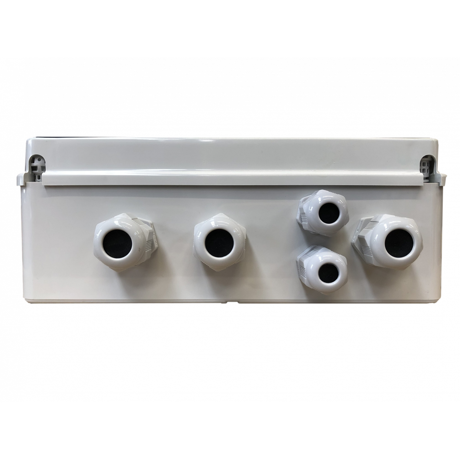 Coffret de commande 400V - 12A protection et contrôle de niveau.