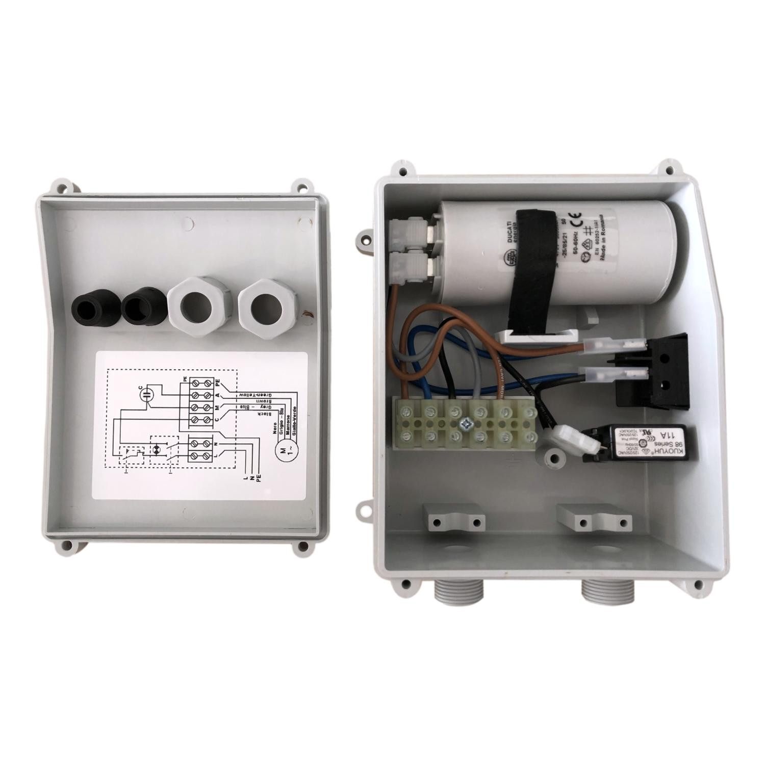 Coffret de démarrage pompe de puit 0.75Kw - 230V