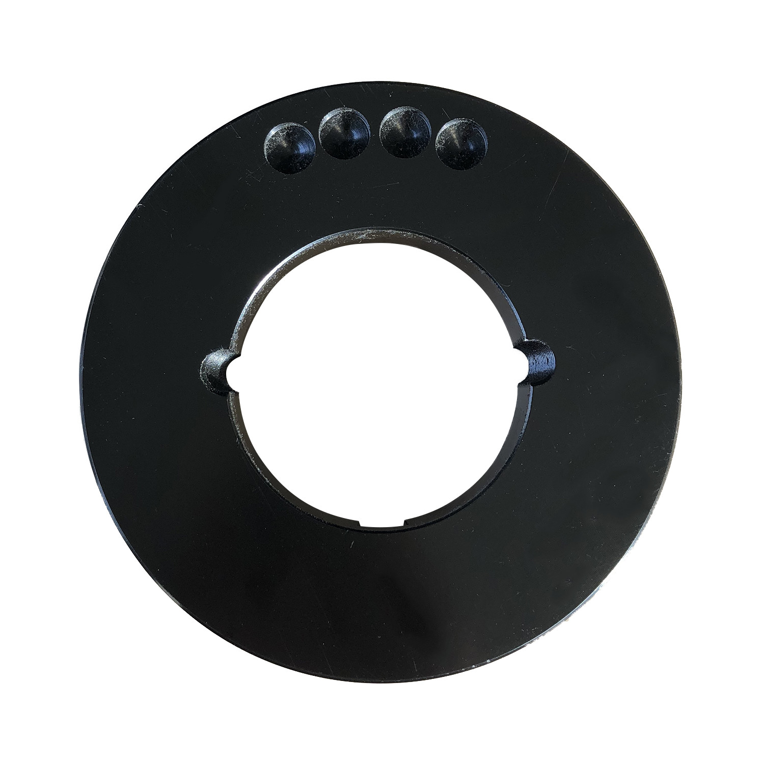 Poulie 3 gorges Ø200 arbre Ø28