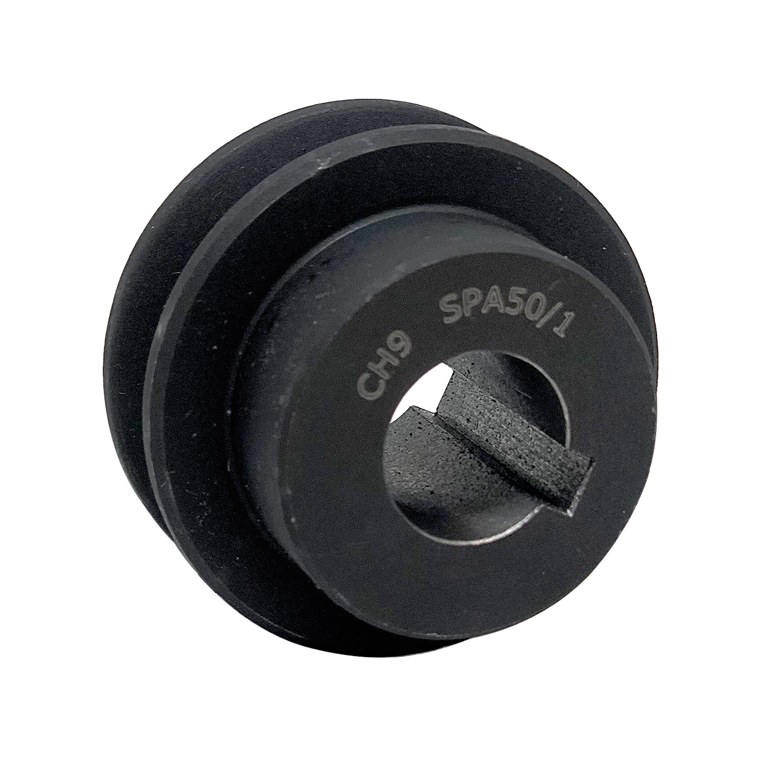 Poulie 1 gorge Ø50 arbre Ø24