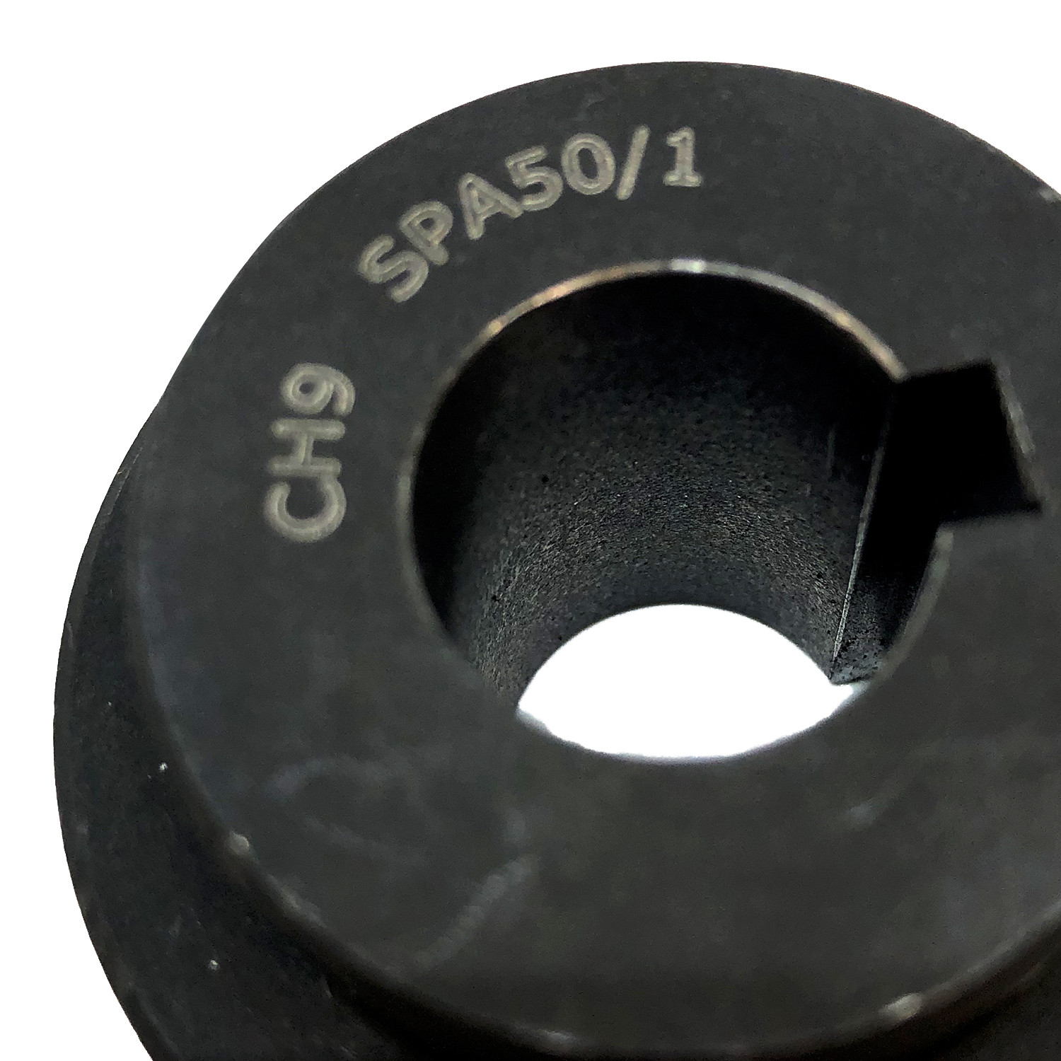 Poulie 1 gorge Ø50 arbre Ø19