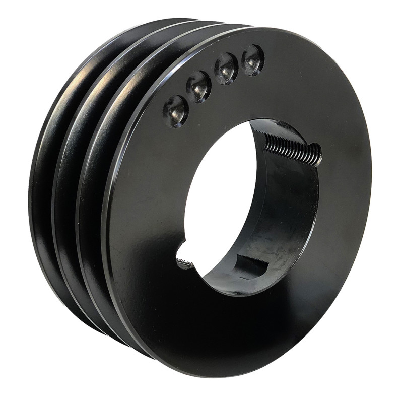 Poulie SPA 3 gorges Dp 125mm pour Moyeu Type 2012