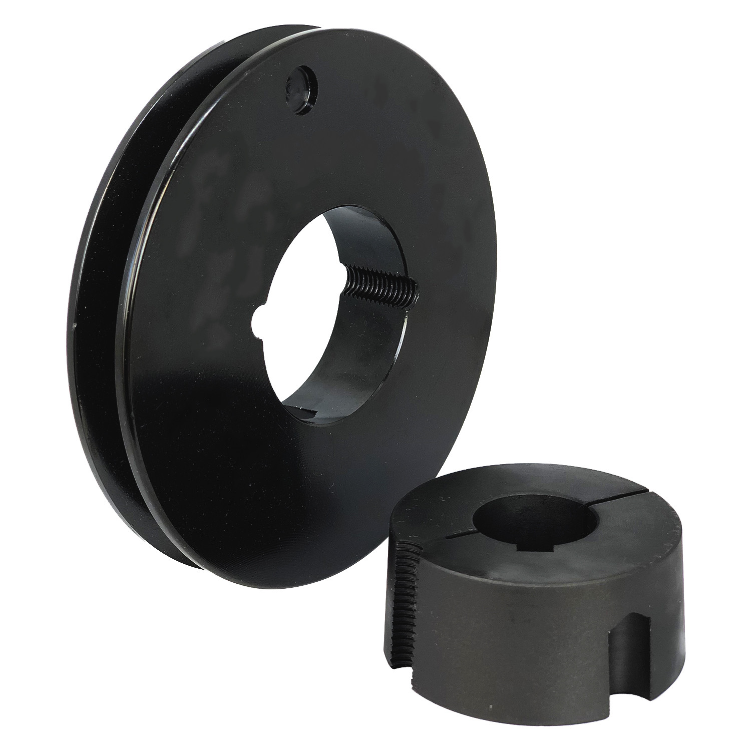 Poulie SPA 1 gorge Dp 112mm Arbre 24mm Moyeu 1610