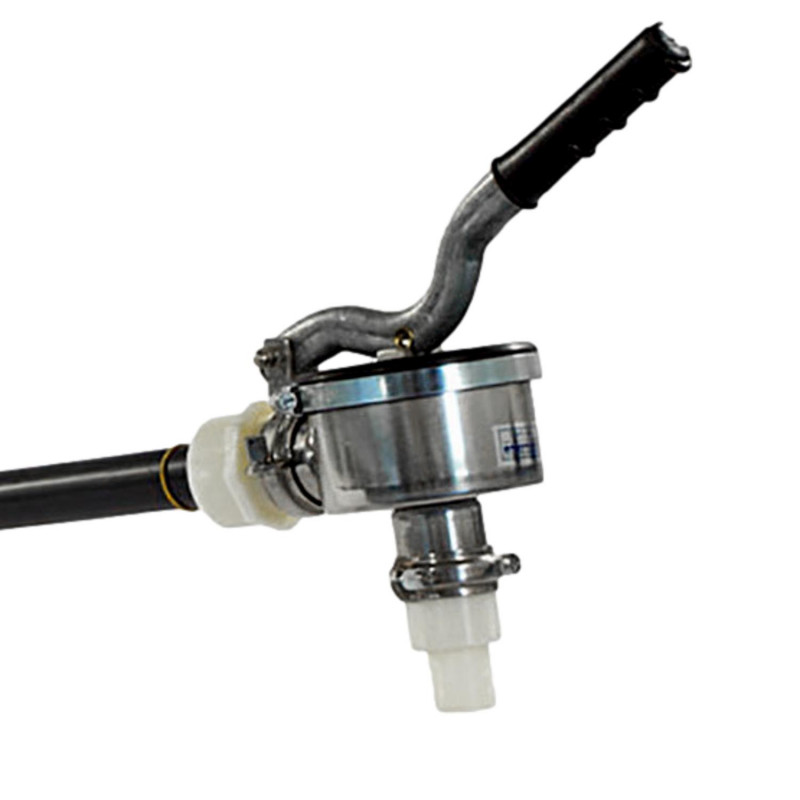 Pompe aspirante manuelle inox à membrane - Liquide alimentaire