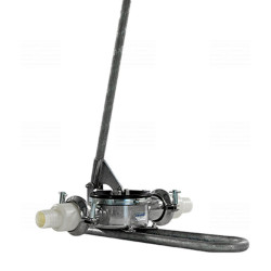 Pompe manuelle inox a membrane "In line" - Liquide Industriel ou Agricole