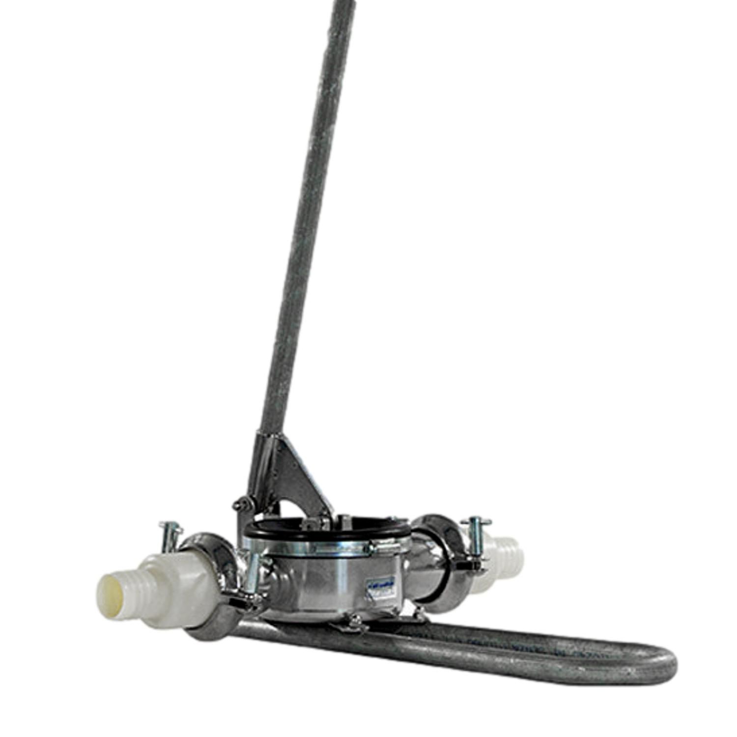 Pompe manuelle inox a membrane "In line" - Liquide Industriel ou Agricole