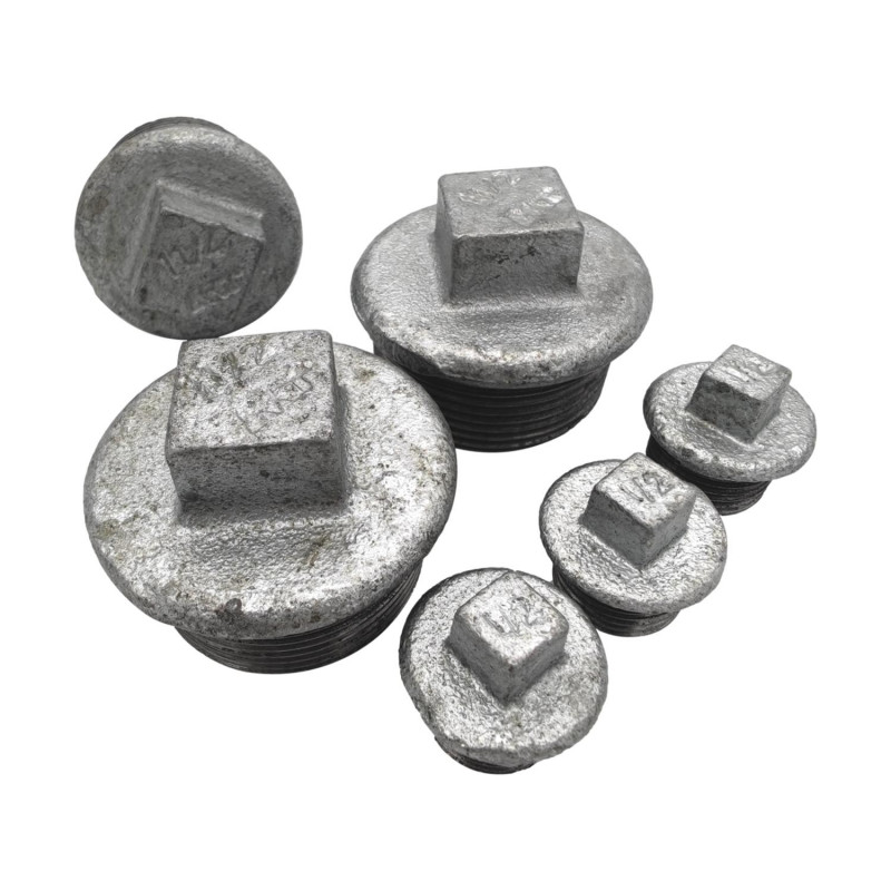 Kit Bouchons Galvanisés pour Réservoir Massal 100L - 200L - 300L ou 500 Litres