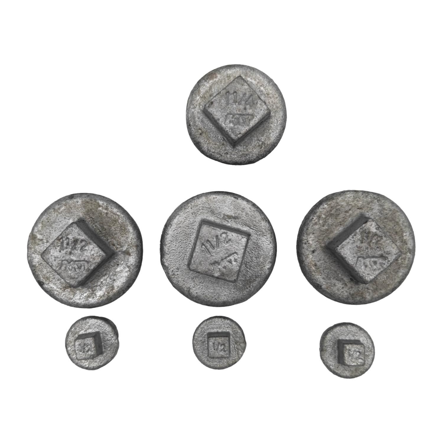 Kit Bouchons Galvanisés pour Réservoir Galvanisé Massal 1000 Litres