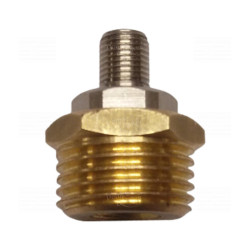 Kit Valve de Gonflage Laiton Mâle 1/2" (15 x 21) - Réservoir Galvanisé