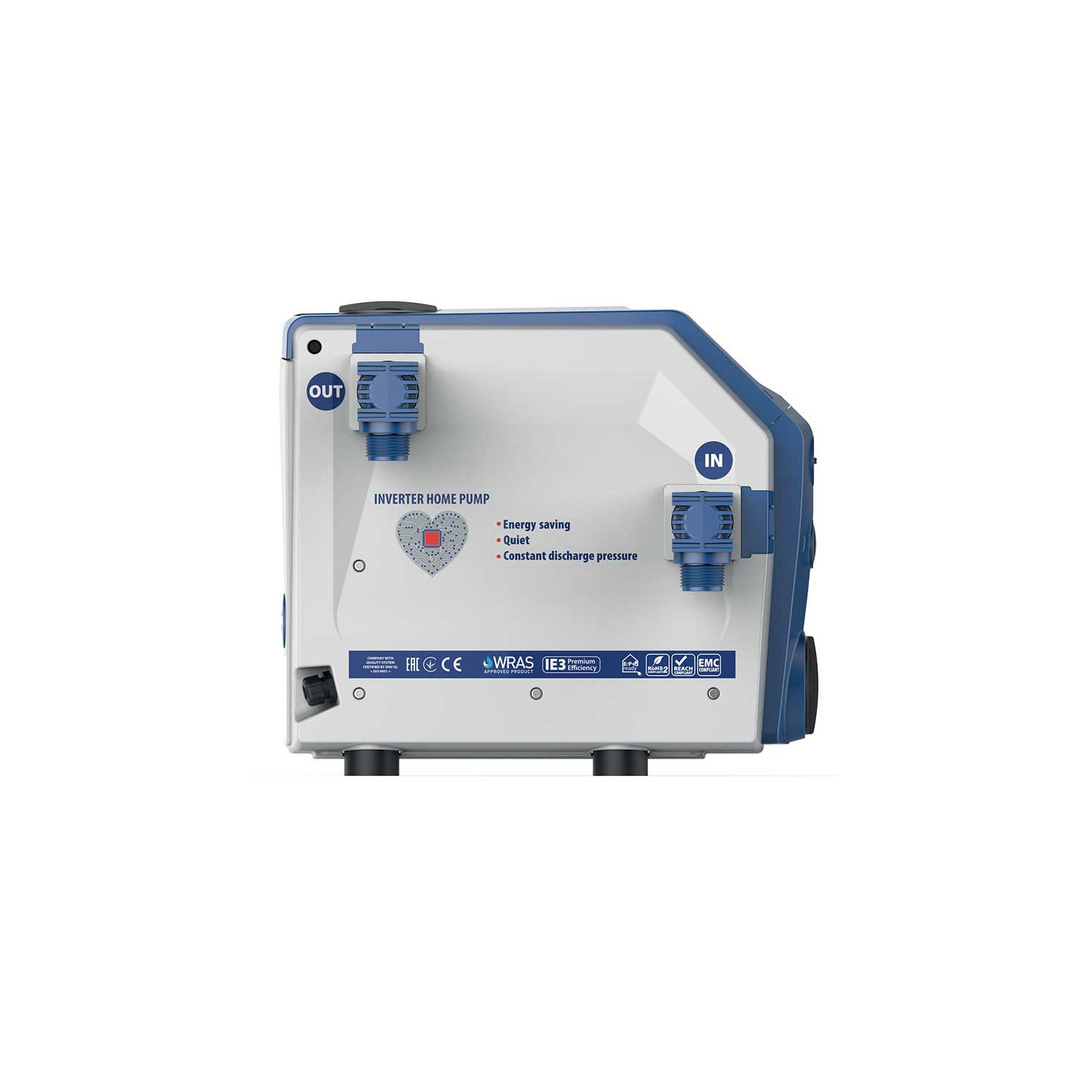 Pedrollo DG PED 3 - Surpresseur compact silencieux à vitesse variable - 0,75 kW 3,6 m3/h