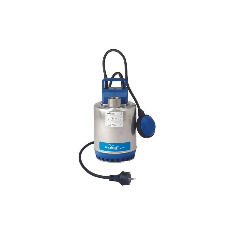 Pompe Flygt SXM2 - Pompe vide cave eau de pluie flotteur vertical - 0.25kW 5m3/h mono