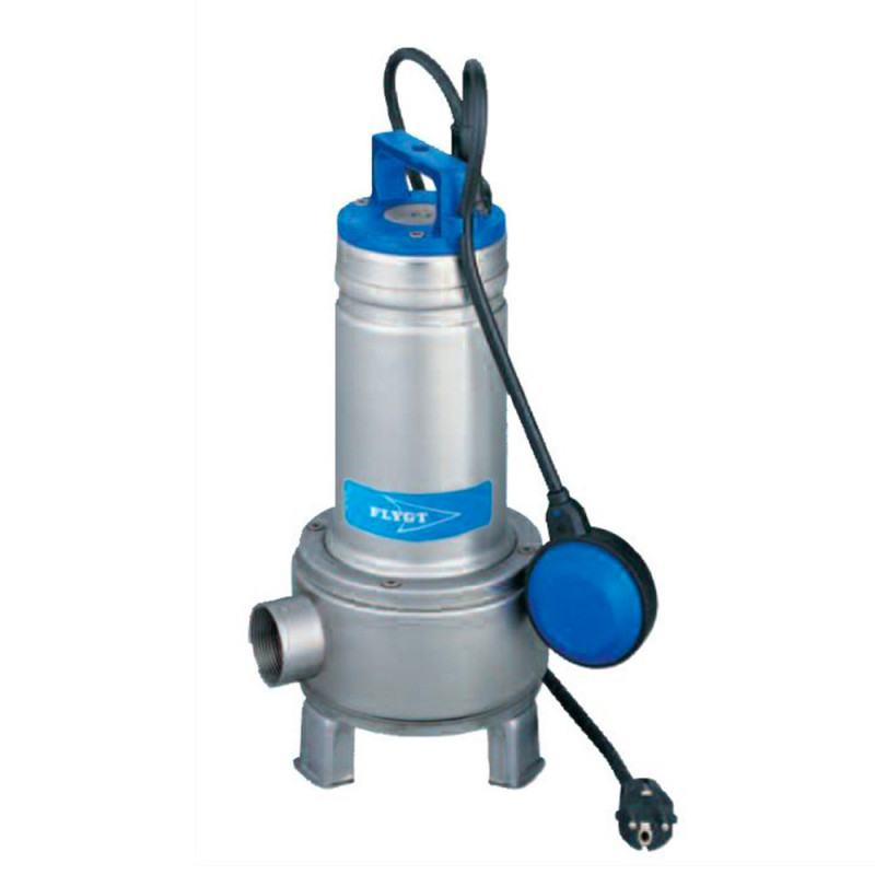 Pompe Flygt DXVM507 - Pompe de relevage eau chargée avec flotteur - 0.75kW 20m3/h 220V