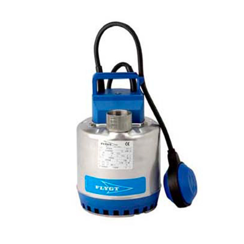 Pompe Flygt SX3 - Pompe de relevage eau de pluie avec flotteur - 0.55kW 7m3/h 380V