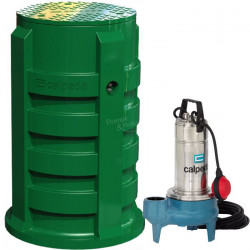 Station Calpeda CALIDOM 900 GQSM 50-13 - Station de relevage hors sol eaux chargées - 1.10kW 19.5m3/h 220V