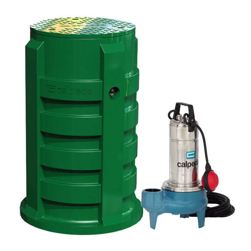 Station Calpeda CALIDOM 900 GQSM 50-13 - Station de relevage hors sol eaux chargées - 1.10kW 19.5m3/h 220V