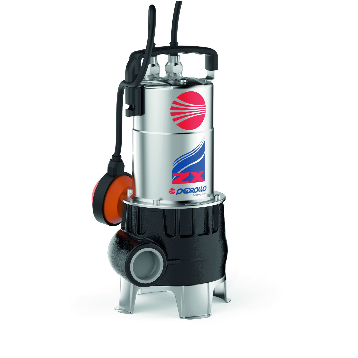 Pompe de Relevage Pedrollo ZXm 1B/40 Eaux Chargées Flotteur intégré mono 12 m3/h 0.5 kW