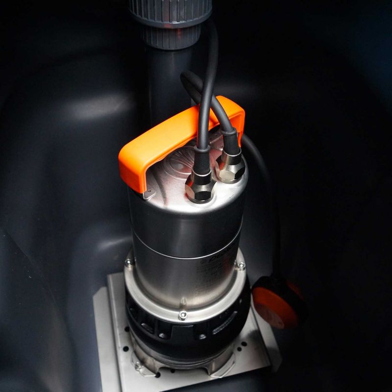 Station de Relevage 100L Pedrollo SAR100 Vortex RXM320 - 220V Anti-Retour 6 m3/h