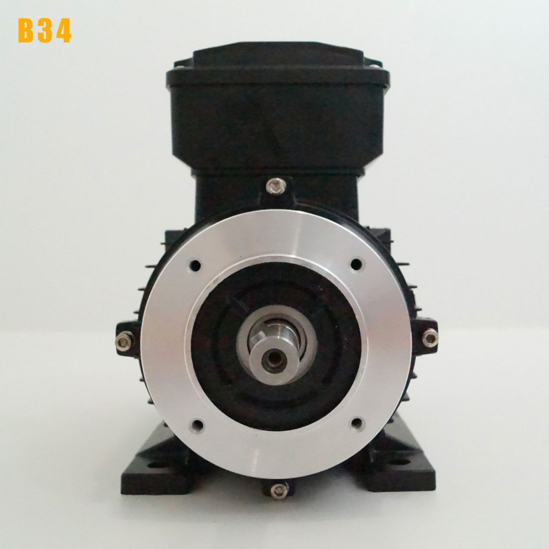 Moteur électrique 220V 0,12 kW 1000 tr/min Condensateur Permanent CEMER MY - Bride B34