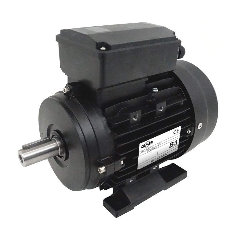 Moteur électrique 220V 0,18 kW 1500 tr/min Double Condensateur CEMER ML - Bride B3