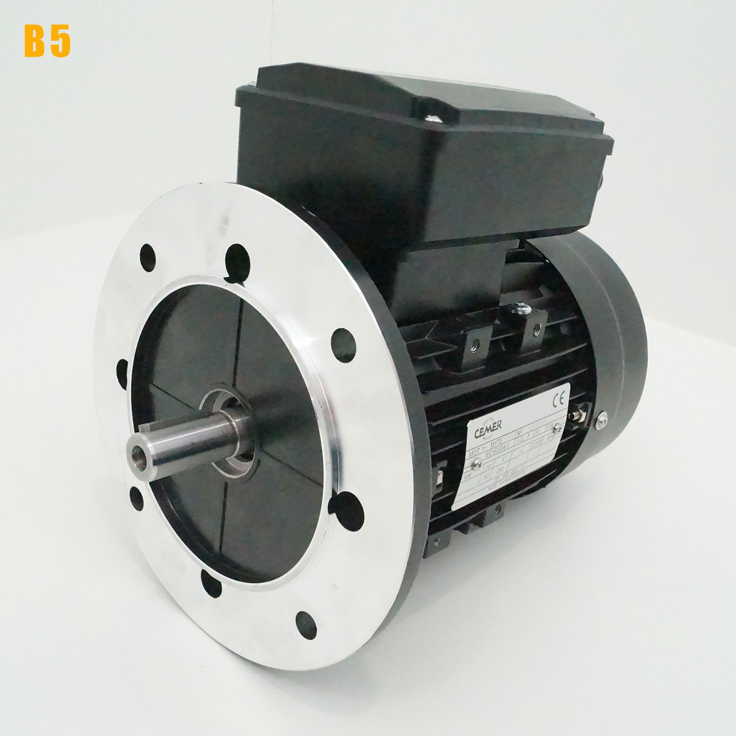 Moteur électrique 220V 4 kW 3000 tr/min Double Condensateur CEMER ML - Bride B5