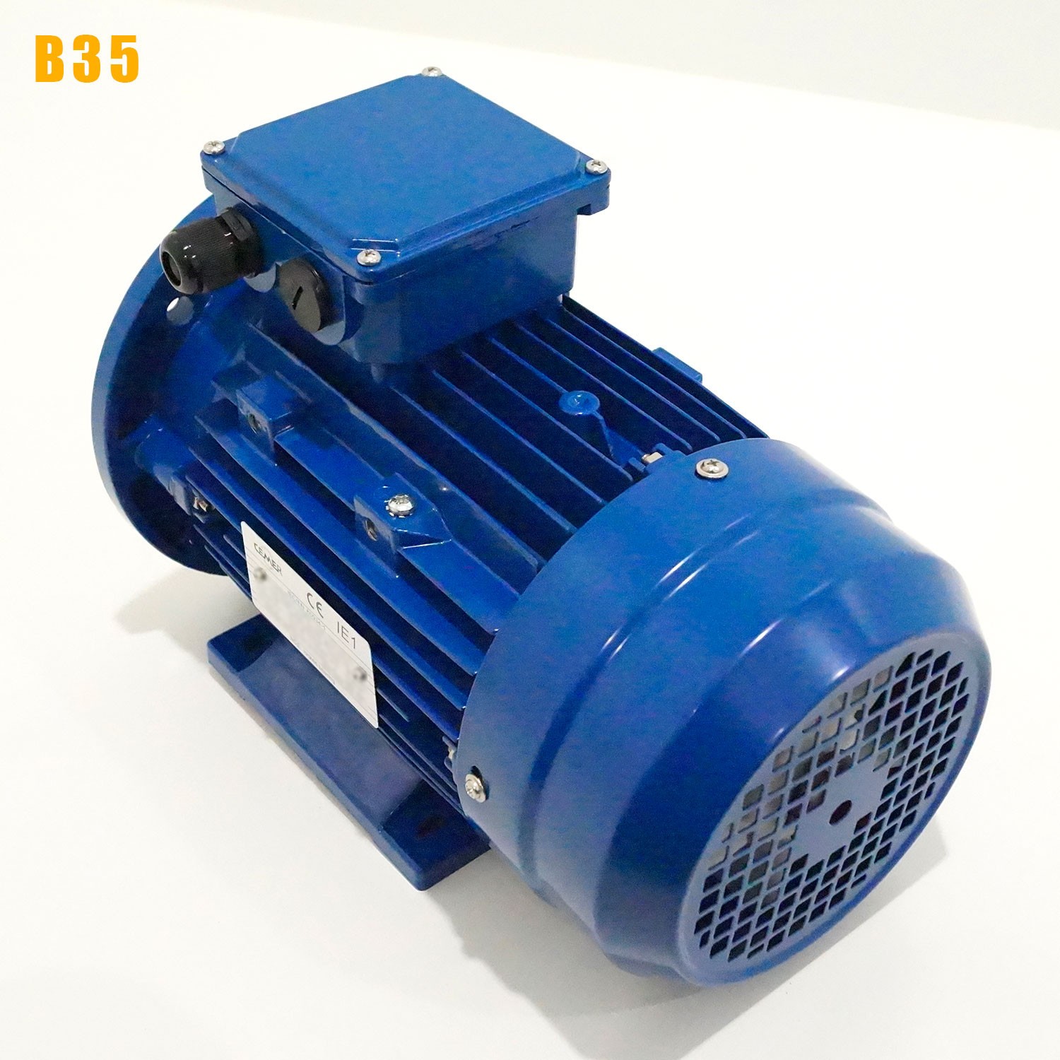Moteur électrique 230/400V 0,12 kW 1500 tr/min  CEMER MS Alu - Bride B35