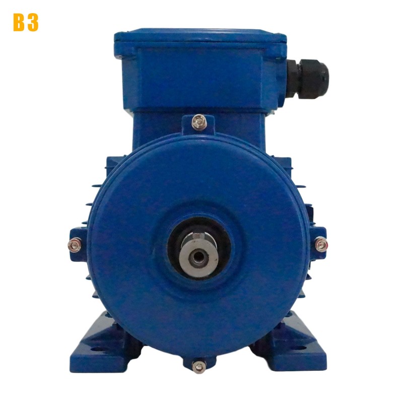 Moteur électrique 230/400V 0,25 kW 1000 tr/min  CEMER MS Alu - Bride B3