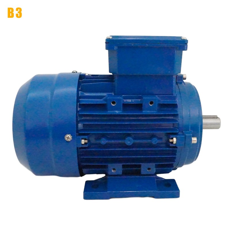 Moteur électrique 230/400V 0,37 kW 1000 tr/min  CEMER MS Alu - Bride B3