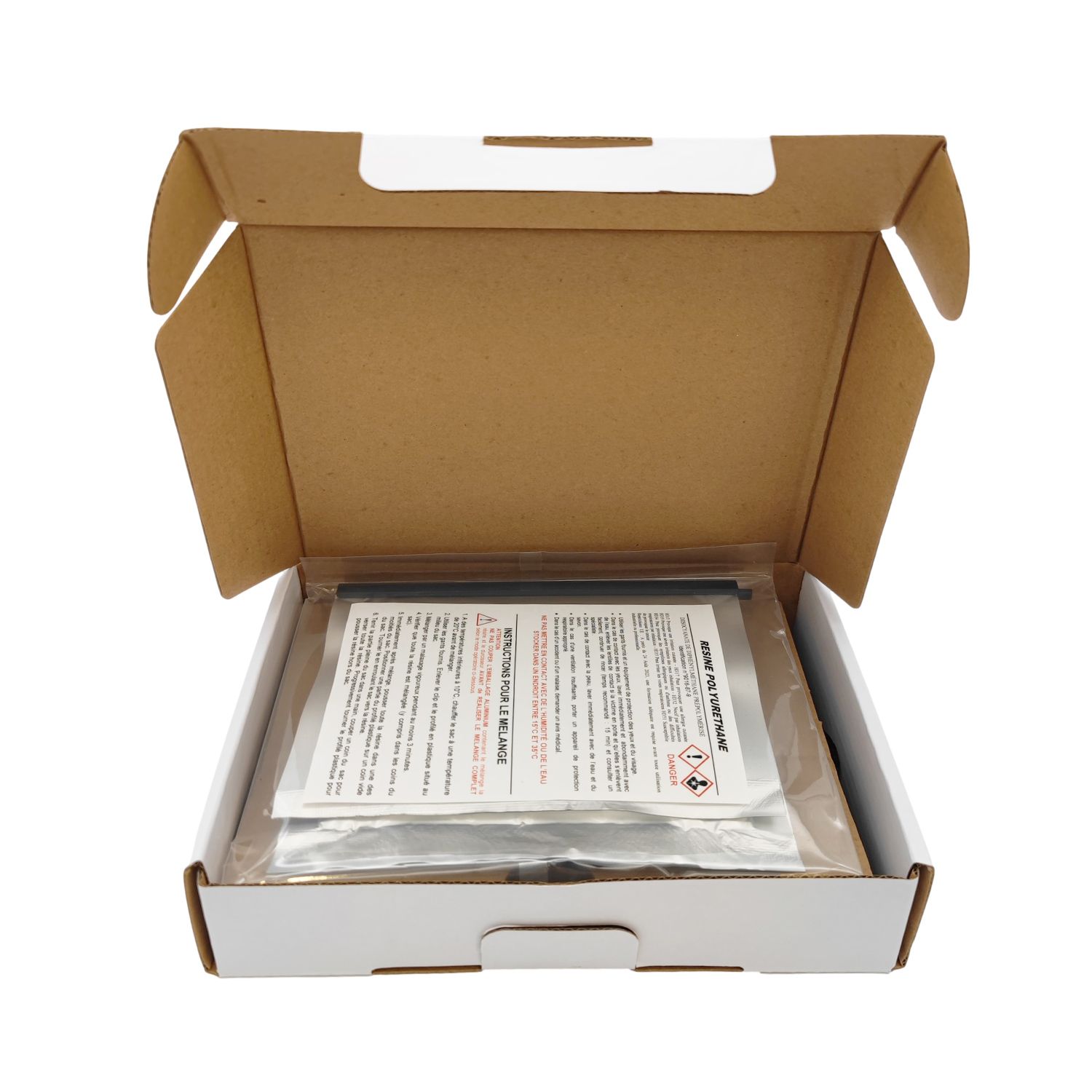 Boitier Résine de Jonction Droite - Kit pour Câble Basse Tension jusqu'à 4x10mm²