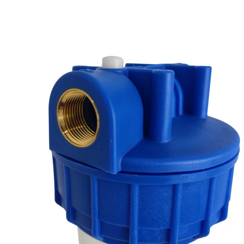 Porte filtre à eau 9"3/4 - 26/34M + filtre 2 en 1 (Charbon + 10µm)