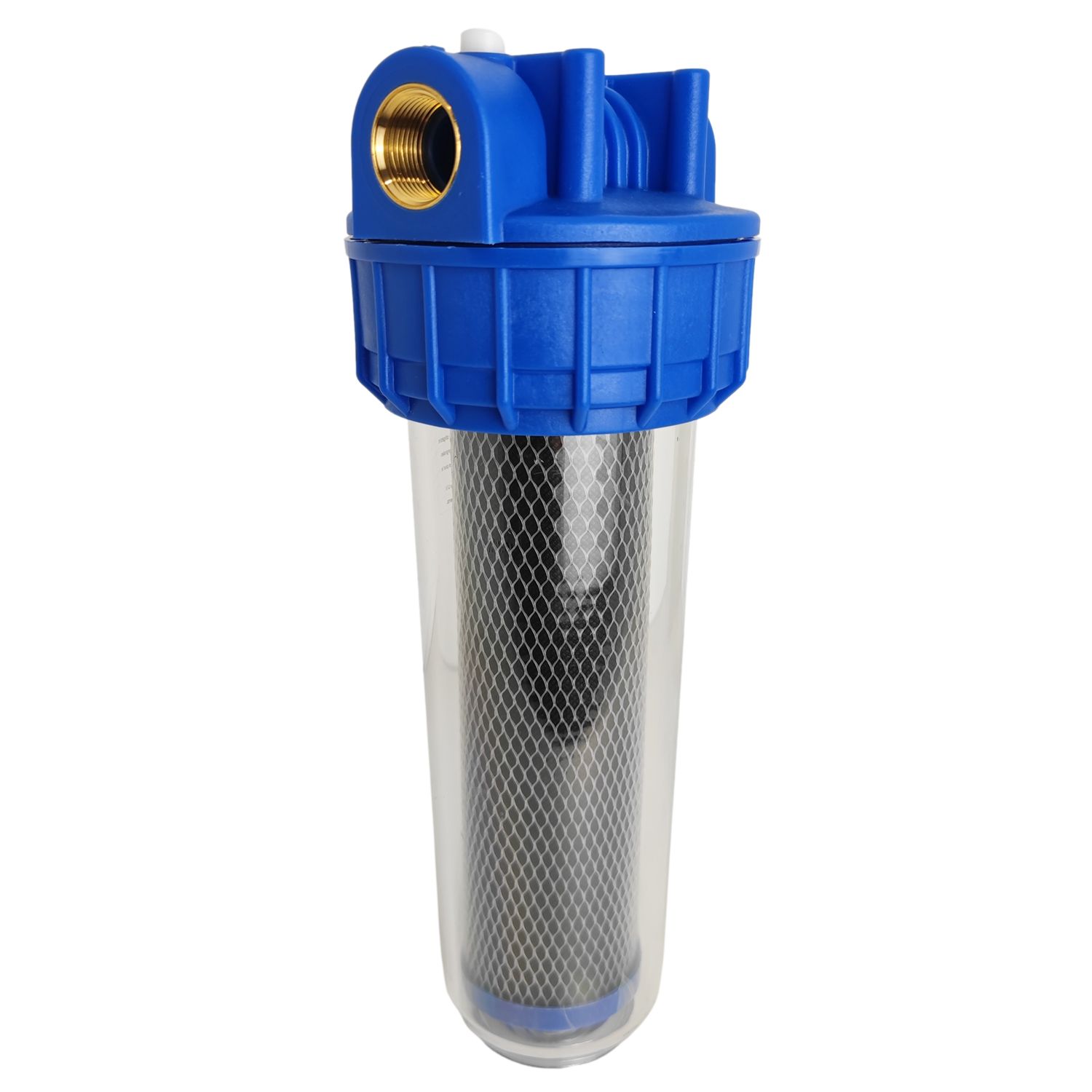 Porte filtre à eau 9"3/4 - 26/34M + filtre 2 en 1 (Charbon + 10µm)