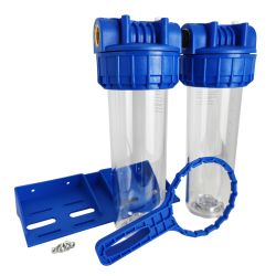 Double porte filtre à eau 9"3/4 - 20/27F