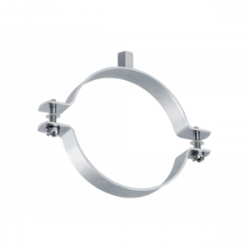 Collier à vis avec rondelles imperdables - acier zingué Ø220