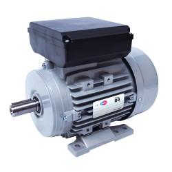 Moteur électrique monophasé 220V 0.37 kW 1500 tr/min Condensateur Permanent - MMP71G4B3 Bride B3