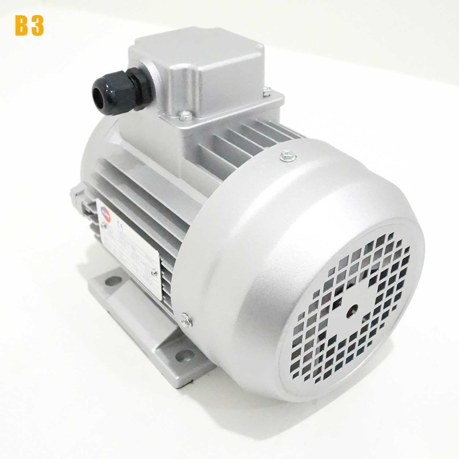Moteur électrique triphasé 230/400V 7.5 kW 1500 tr/min - MH3132M4B3 Alu Bride B3