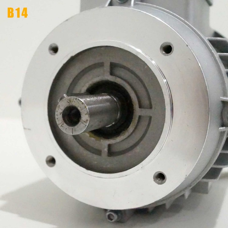 Moteur électrique triphasé 230/400V 2.2 kW 1500 tr/min - MH3100L4B14 Alu Bride B14